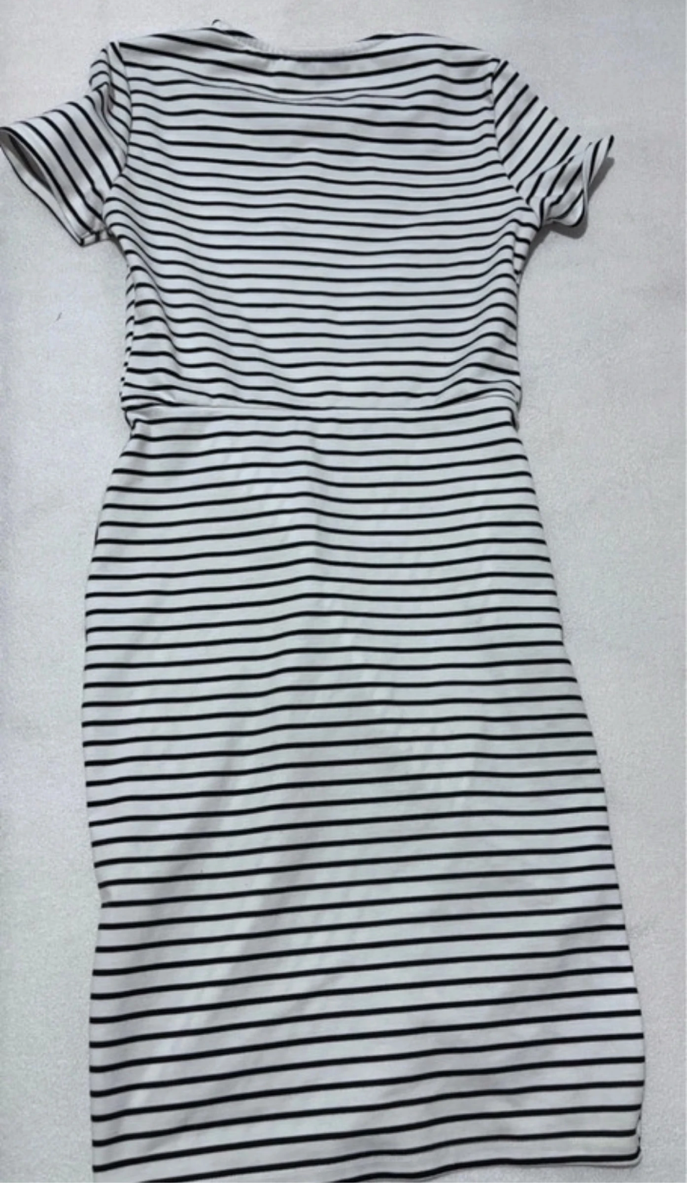 Vestido de verão listrado em branco e preto da Zara – photo 2